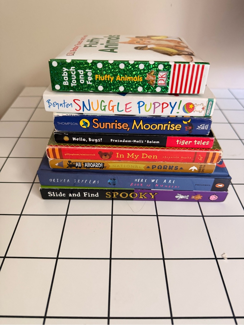 Children's Board Book Bundle - Multicolor Stacked Kids Books